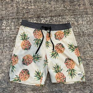 Rip Curl Men's Pineapple Print Swim Shorts - Cream
